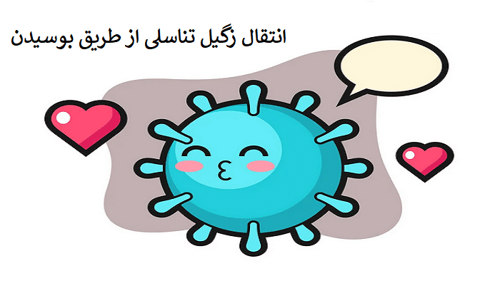 انتقال زگیل تناسلی از طریق بوسیدن